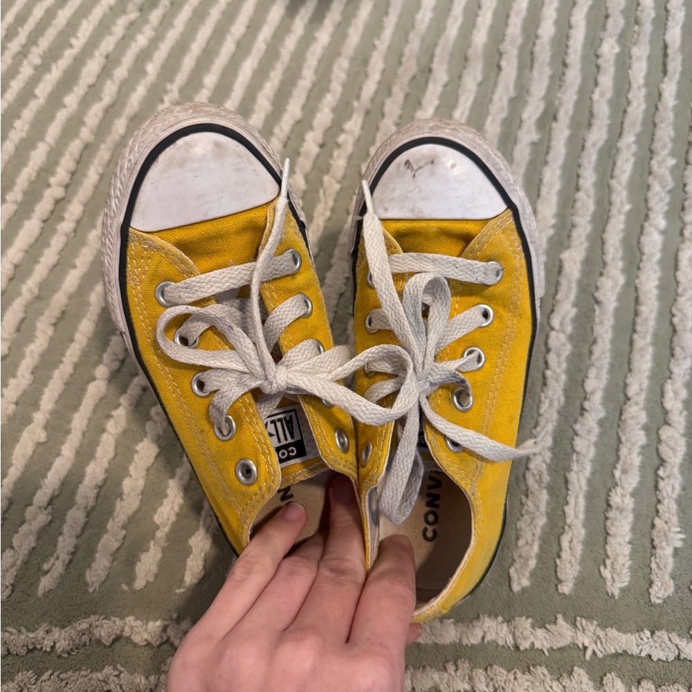Converse Kids Bright Yellow Sneakers